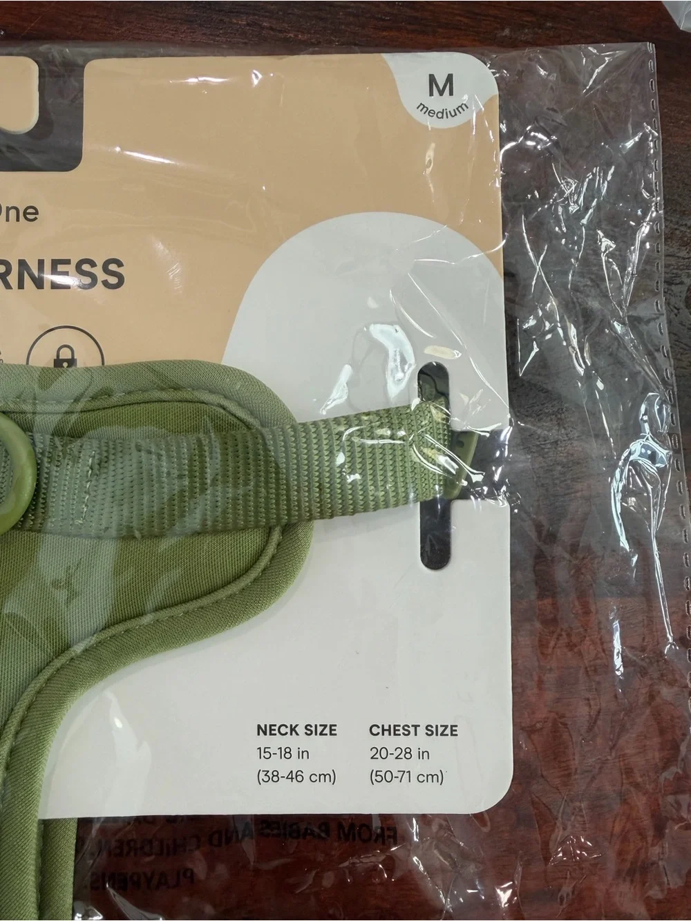 Olive Green Dog Harness - Medium